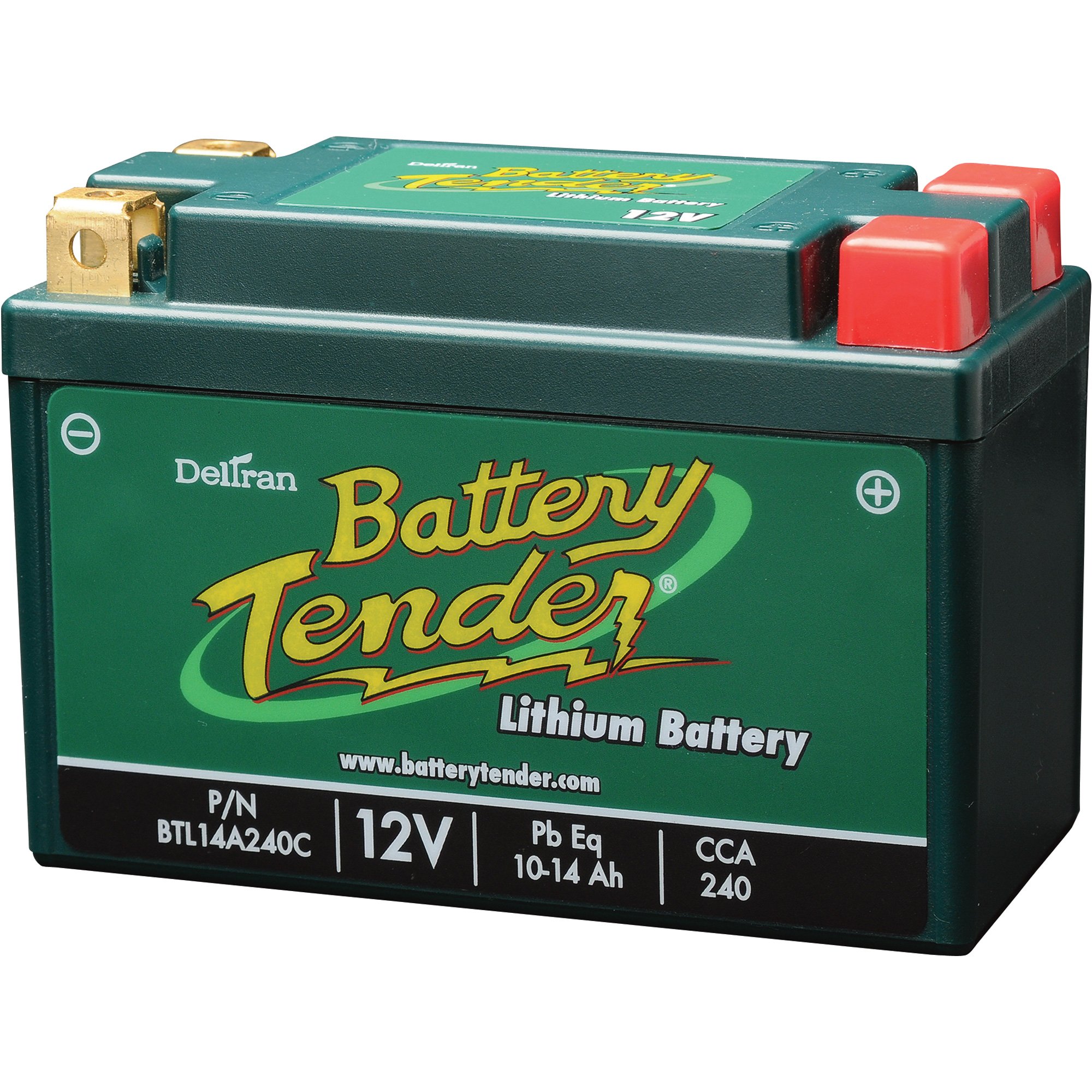 Deltran Battery Tender Lithium Engine Start Battery — 14Ah, 240 CCA, 400CA, Model# BTL14A240C